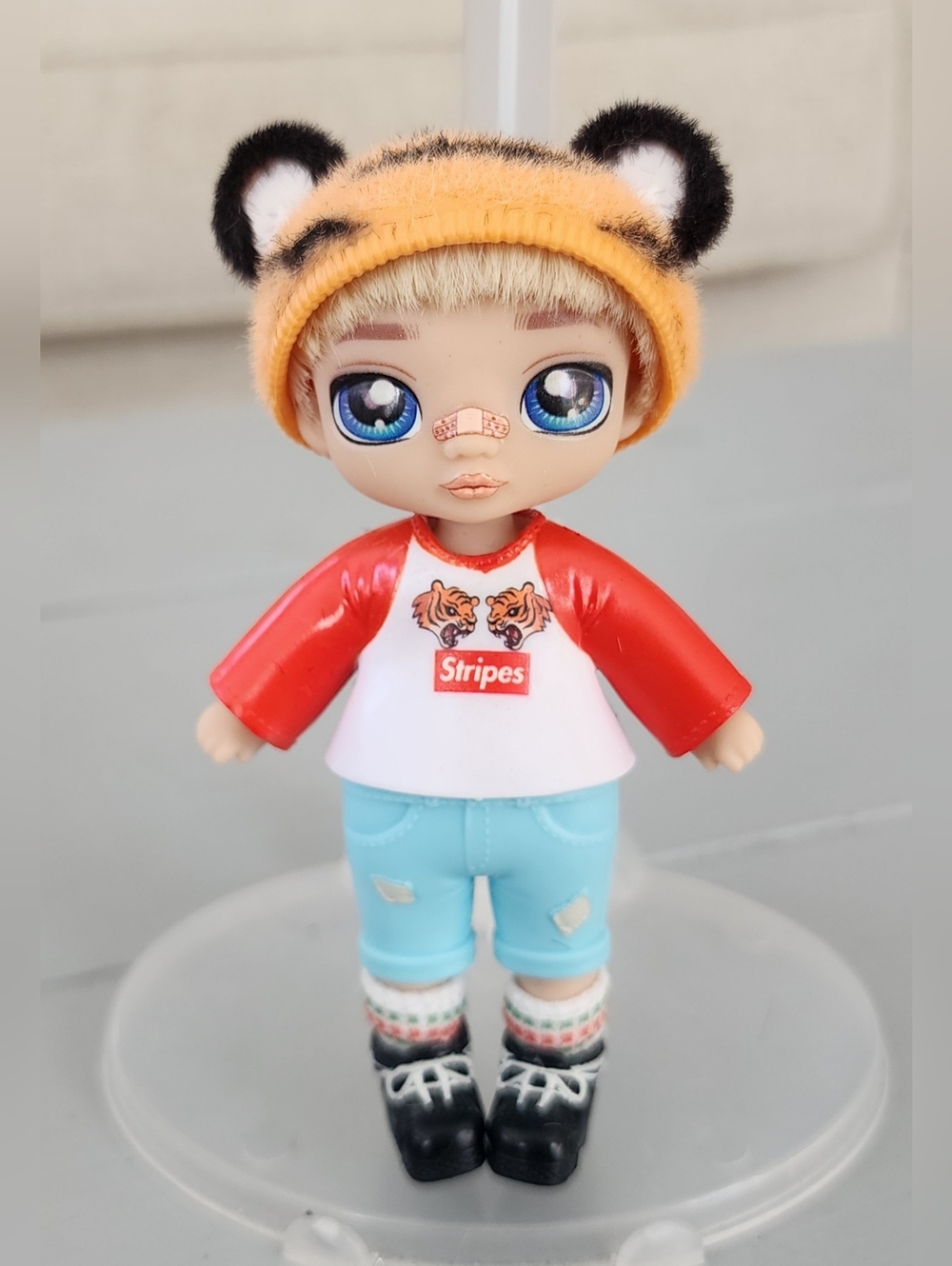 MGA Na Na Na Surprise MINI 5" CJ Cuddles Tiger Boy Doll W/ Outfit & Shoes - Picture 1 of 5